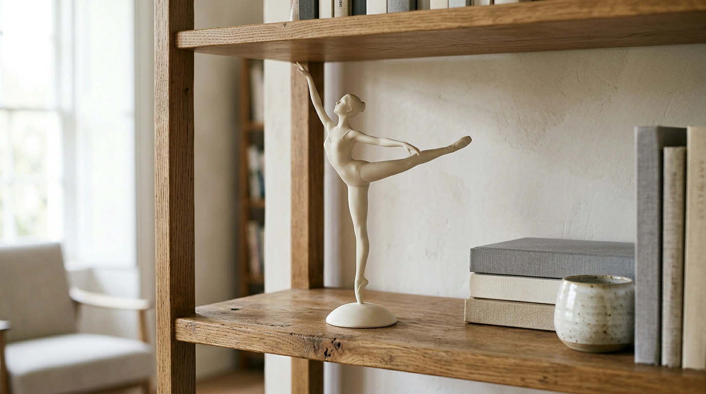 Elegant Ballet Dancer Figurines for Shelves & Gifts