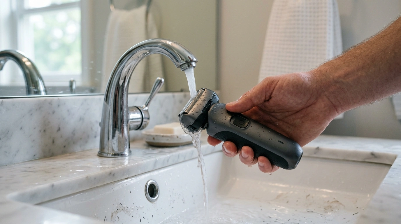 Wet/Dry Waterproof Shaver & Beard Trimmer (Rechargeable)